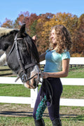 Buckwild Curvy High-Waist Breech Peacock