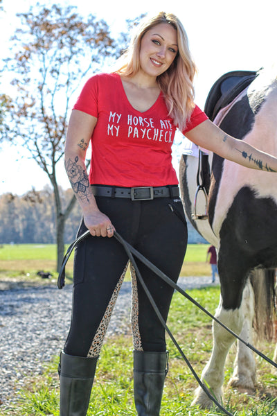 Buckwild Breeches Leopard with Hip Pocket