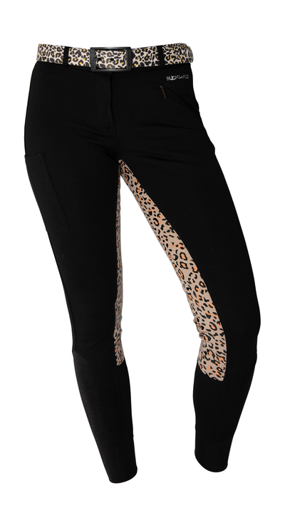 Buckwild Breeches Leopard with Hip Pocket