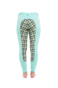 Signature Mid-Waist Breech | Light Blue + Plaid