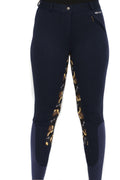 Signature Mid-Waist Breech | Navy + Saddles