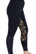 Signature Mid-Waist Breech | Navy + Saddles