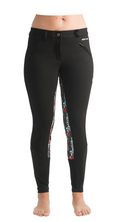 Signature Mid-Waist Breech | Black + Skulls and Roses